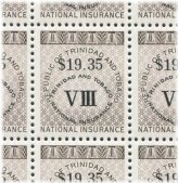 Trinidad & Tobago National Insurance Revenue Stamp Collection