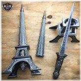 Eiffel Tower Inspired Desk Accessory with Letter Opening Function and Gift Box