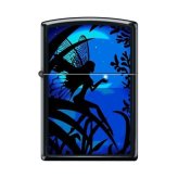 Fairy Starlight Black Matte Zippo Lighter