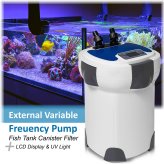 ClearFlow Canister Filter with UV Sterilizer and LCD Display