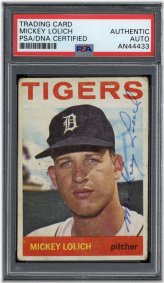 Vintage Tigers Rookie Autograph