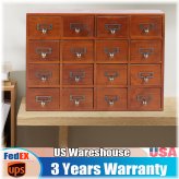 Vintage Library Card Catalog Cabinet