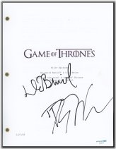Game of Thrones Pilot Script Autographed by David Benioff & D.B. Weiss