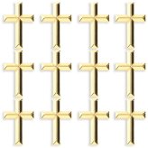 Golden Faith Enamel Cross Pins