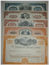 Railroad Stock Certificate Variety Pack