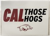 Razorbacks Basketball Coach John Calipari 2024 Arena Sign
