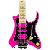 Vaibrant Deluxe V88X Electric Guitar with Gig Bag (Hot Pink)