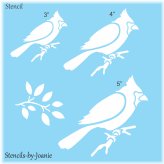 Joani's Heavenly Cardinal Stencil Set