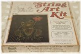 Vintage Frog String Art Kit
