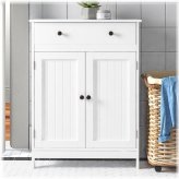 White Wood Home Storage Unit