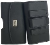 Leather Belt Loop Case for GreatCall Lively Flip Phone