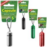 TrailSafe Water-Resistant Storage Capsule with Carabiner