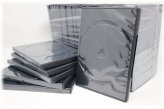 Double-Disc Black Replacement Cases - Select Your Quantity