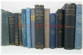 Blue Treasures: Vintage Hardcover Collection of Rare Antique Books