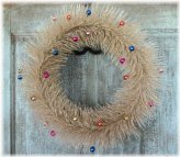 Pastel Blossom Bottle Brush Wreath