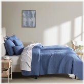 Grid Weave 5-Piece Bedspread Set - Ultra Soft and Lightweight