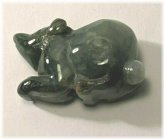 Zodiac Jade Rat Miniature Figurine