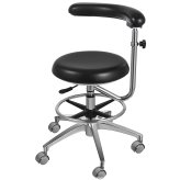 ComfortCare Steel Armrest Chair with 360° Rotation