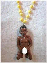 Mardi Gras Bobble Bead - Dangling Leroy (B715)