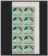 Paraguay 1960 Color Shift Error Block of 10 Stamps (MNH) - OPC 33264