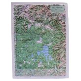 Yellowstone National Park Relief Map