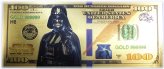 Dark Side Gold Foil Darth Vader Note