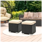 Rattan Wicker Outdoor Seat Set