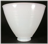 Opal Milk Glass Waffle Shade