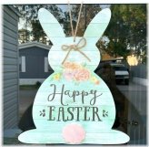 Bunny Hop Wooden Wall Sign