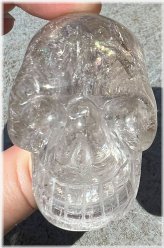 Rainbow Spirit Smoky Quartz Skull