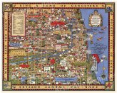 Chicago Underworld Map - Vintage Style Wall Decor