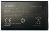 Yealink W56P/W56H Replacement Battery Pack