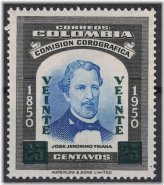 Jeronimo Triana's Colombian Stamp