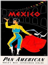 Pan American Matador Travel Poster Print