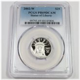 Platinum Liberty Eagle - 2002 W PCGS PR69 DCAM