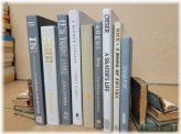 Silver Spines Collection: A Set of 6 Modern Hardcover Books for Stylish Decor