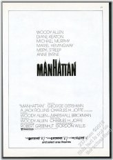 Manhattan Movie Release Vintage Print Ad