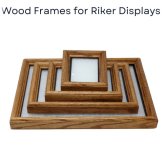 Rustic Oak Display Frames