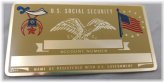 Perma Products Vintage Social Security Card Tag