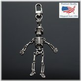 Skeleton Key Ring Clip