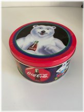 Polar Bear Vintage Coca-Cola Tin Canister