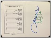 Masters Champion Scorecard Signed by Gary Woodland