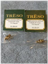 Threaded Nipples for Black Powder Firearms