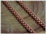 Copper Curb Link Jewelry Set