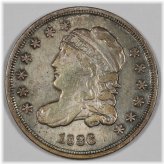 1836 XF Bust Half Dime - 196573