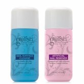 Gelish Soak Off Gel Nail Polish Remover+ Nail Surface Cleanse Combo