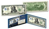 Heritage Two Dollar Bill with Native American Chief Design