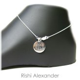 Snake Monogram Silver Anklet