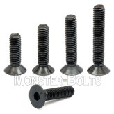 Black Steel Countersunk Screws