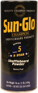 Table Shuffleboard Wax - Sun-Glo #5 5 Star Powder